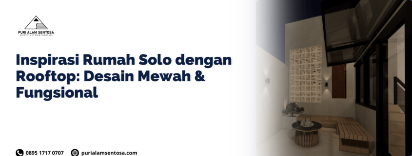 rumah solo dengan rooftop
