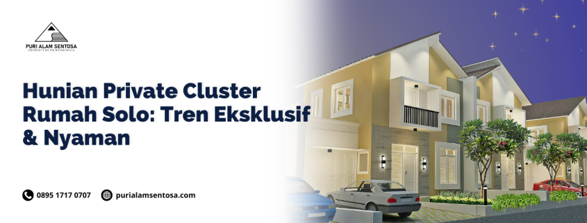 hunian private cluster rumah solo