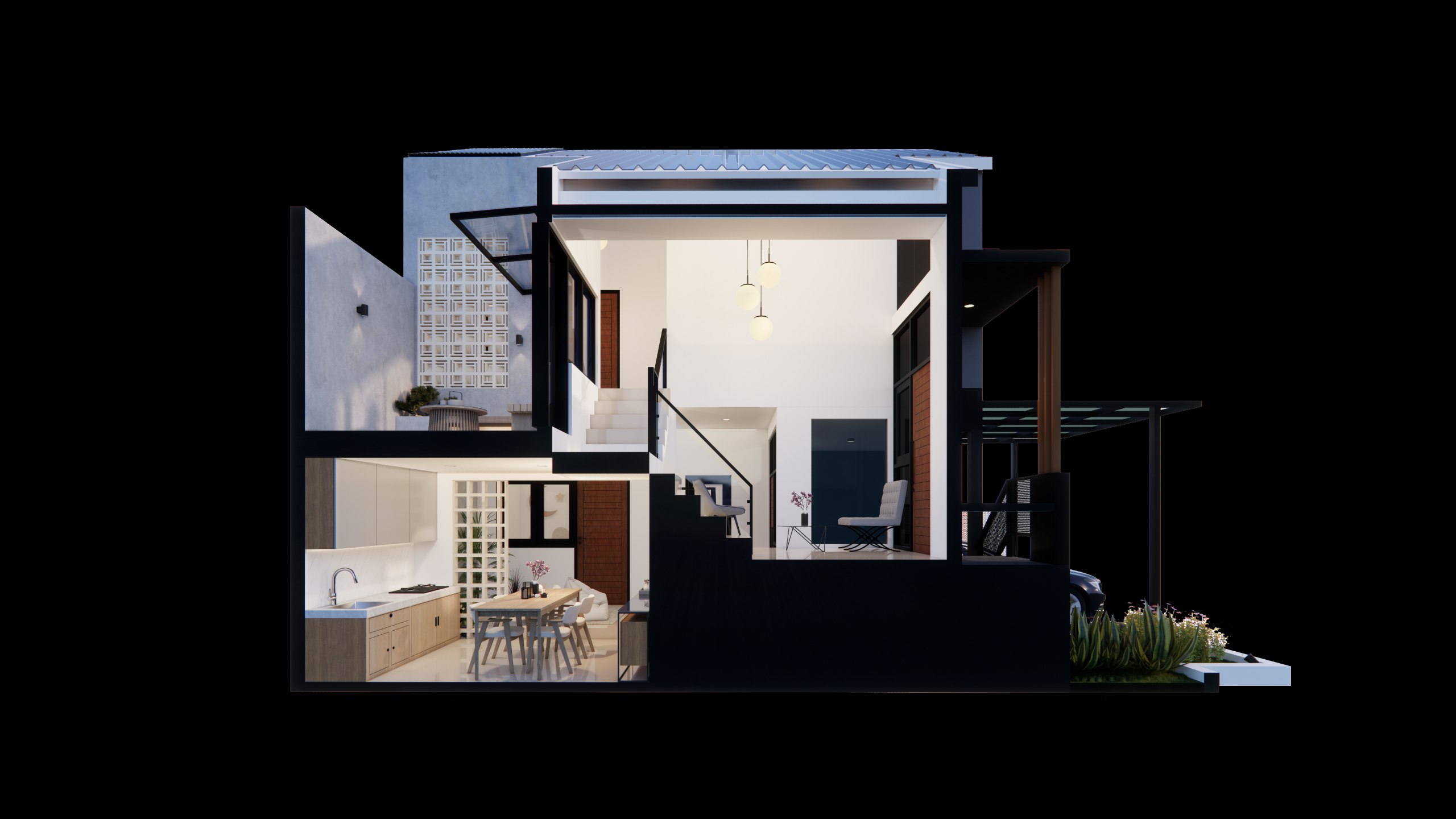 rumah split level