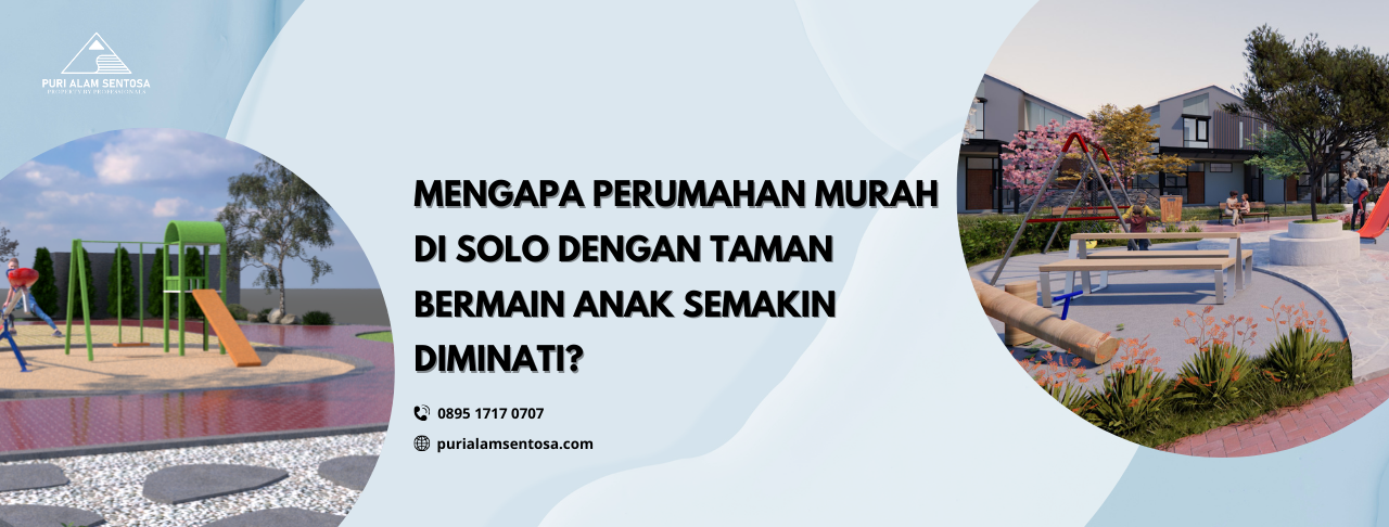 Perumahan murah di Solo dengan taman bermain anak