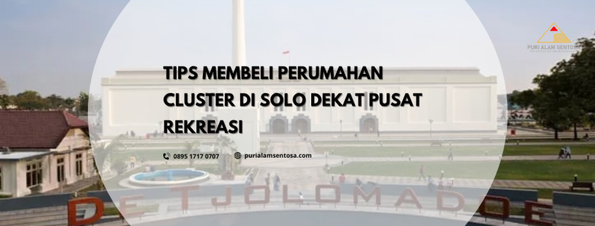 perumahan cluster di Solo dekat pusat rekreasi