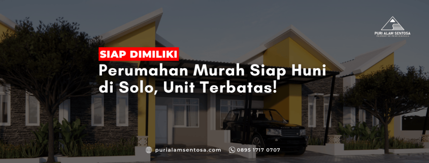 Perumahan murah siap huni di Solo
