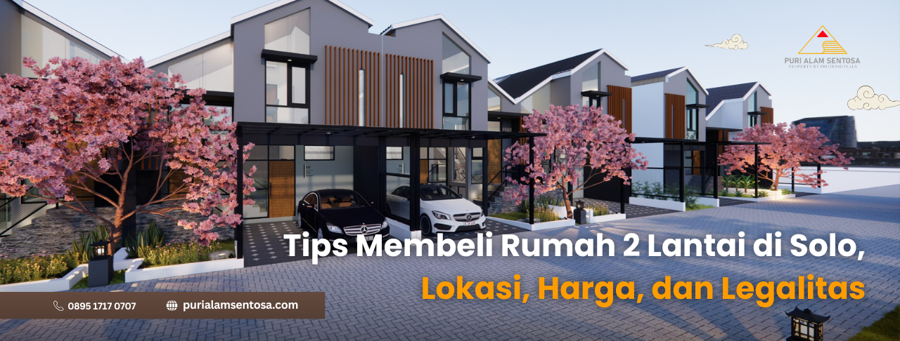 Rumah 2 lantai Solo