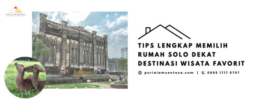 Rumah Solo dekat destinasi wisata