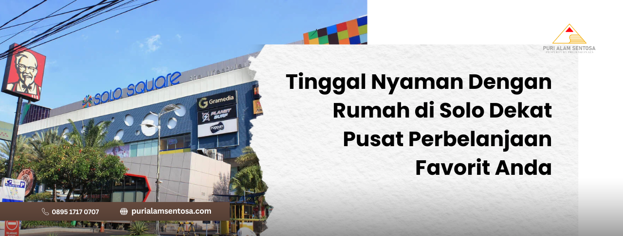 Rumah di Solo Dekat Pusat Perbelanjaan