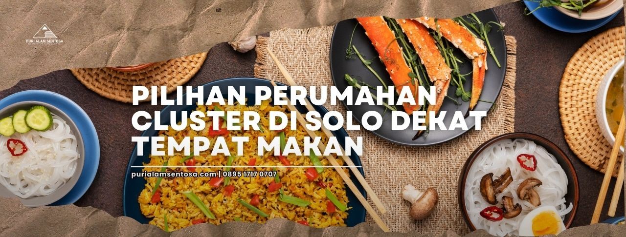 Perumahan Cluster di Solo dekat tempat makan