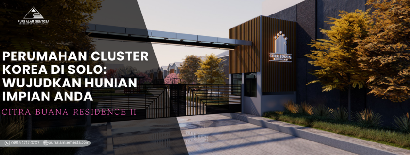 Perumahan Cluster Korea di Solo