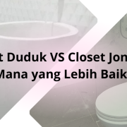 Rumah Solo closet duduk