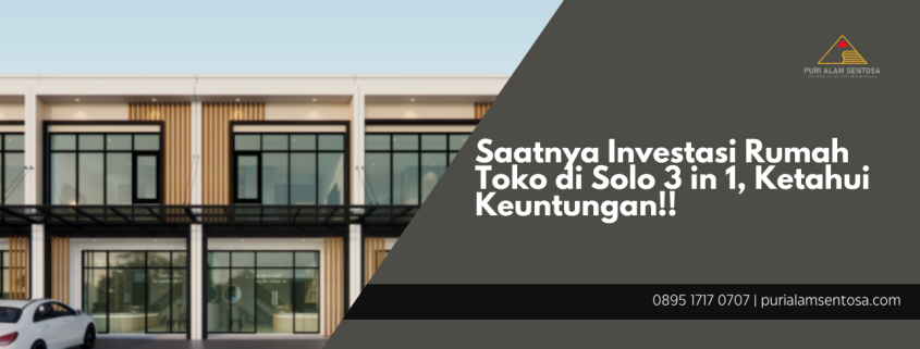 investasi rumah toko solo