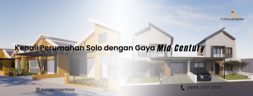 perumahan solo gaya mid century