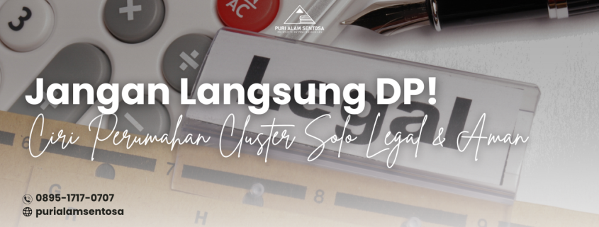 Perumahan Cluster Solo Legal & Aman