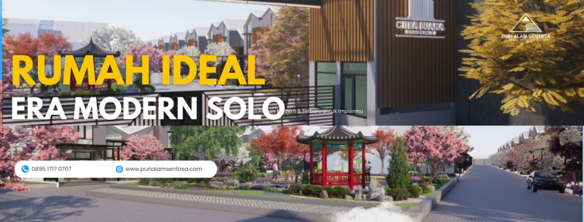Rumah di Solo pilihan modern