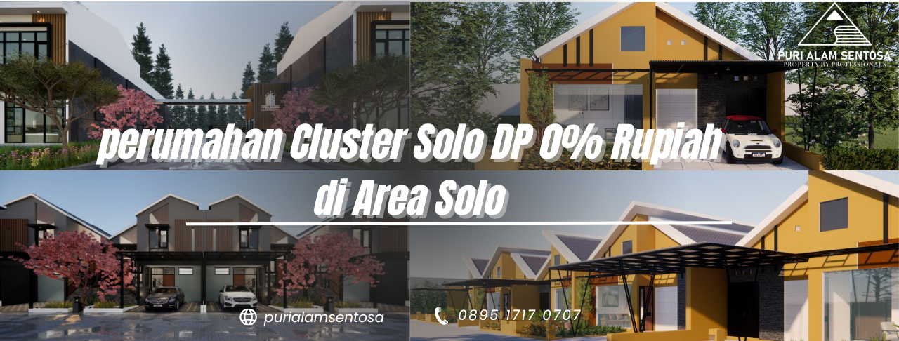 perumahan Cluster Solo DP 0%