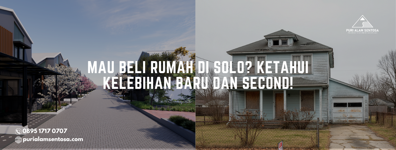 rumah di solo baru dan second