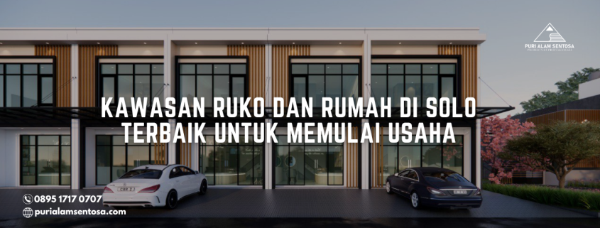kawasan ruko dan rumah di solo