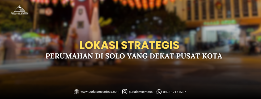 lokasi perumahan cluster di solo