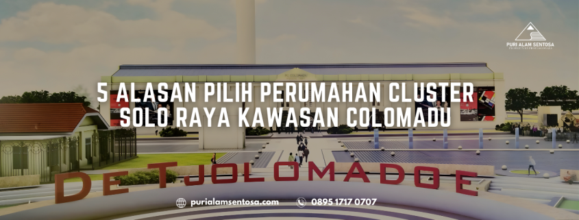 perumahan cluster solo raya kawasan colomadu