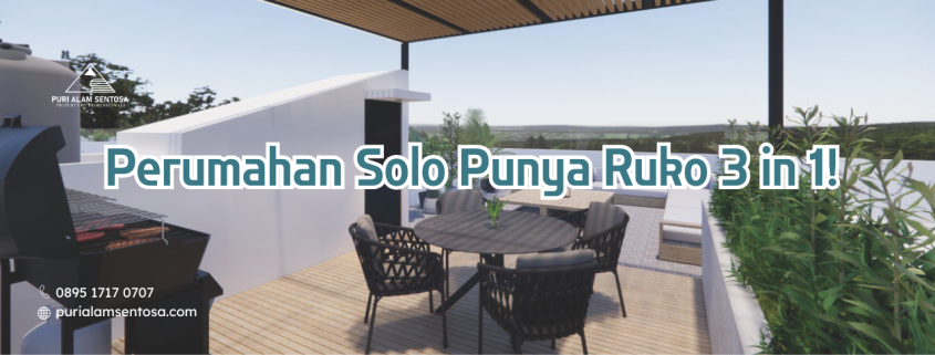 ruko 3 in 1 perumahan solo
