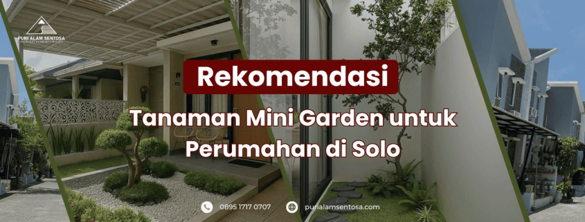 Mini Garden Perumahan di Solo