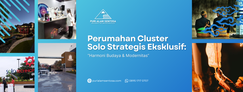 perumahan cluster solo strategis eksklusif