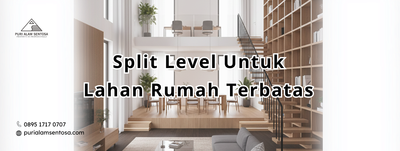 Split Level Untuk Lahan Rumah Terbatas