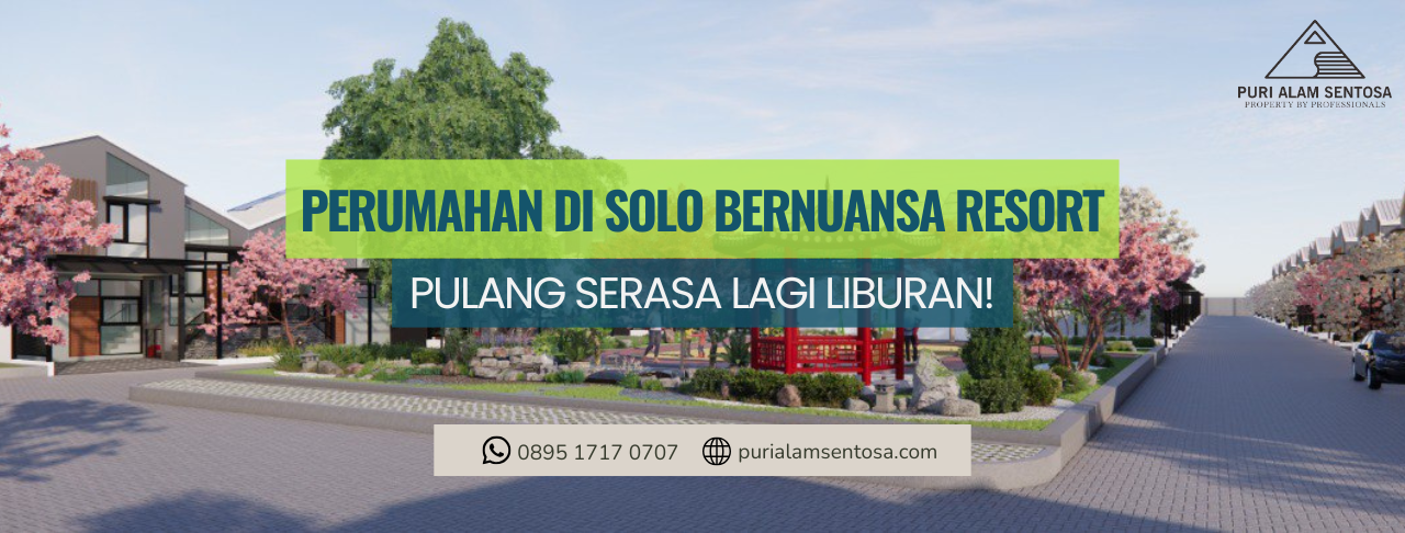 perumahan di solo bernuansa resort
