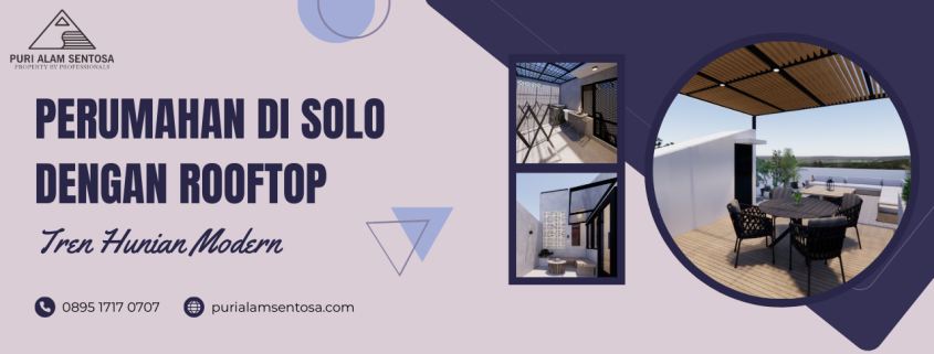 perumahan di solo dengan rooftop