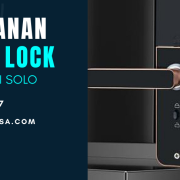 smart door lock perumahan cluster di solo