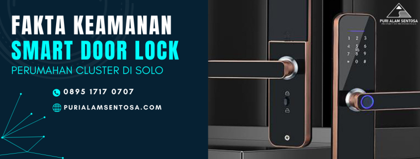 smart door lock perumahan cluster di solo