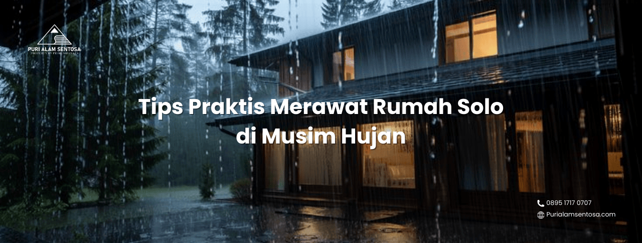 Merawat rumah Solo di musim hujan