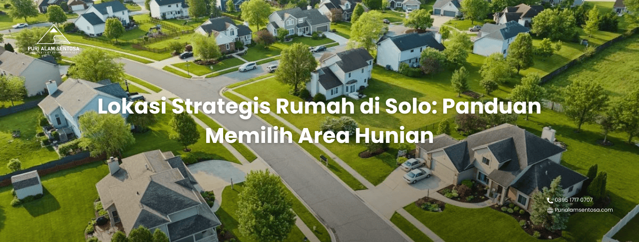 lokasi strategis rumah di Solo