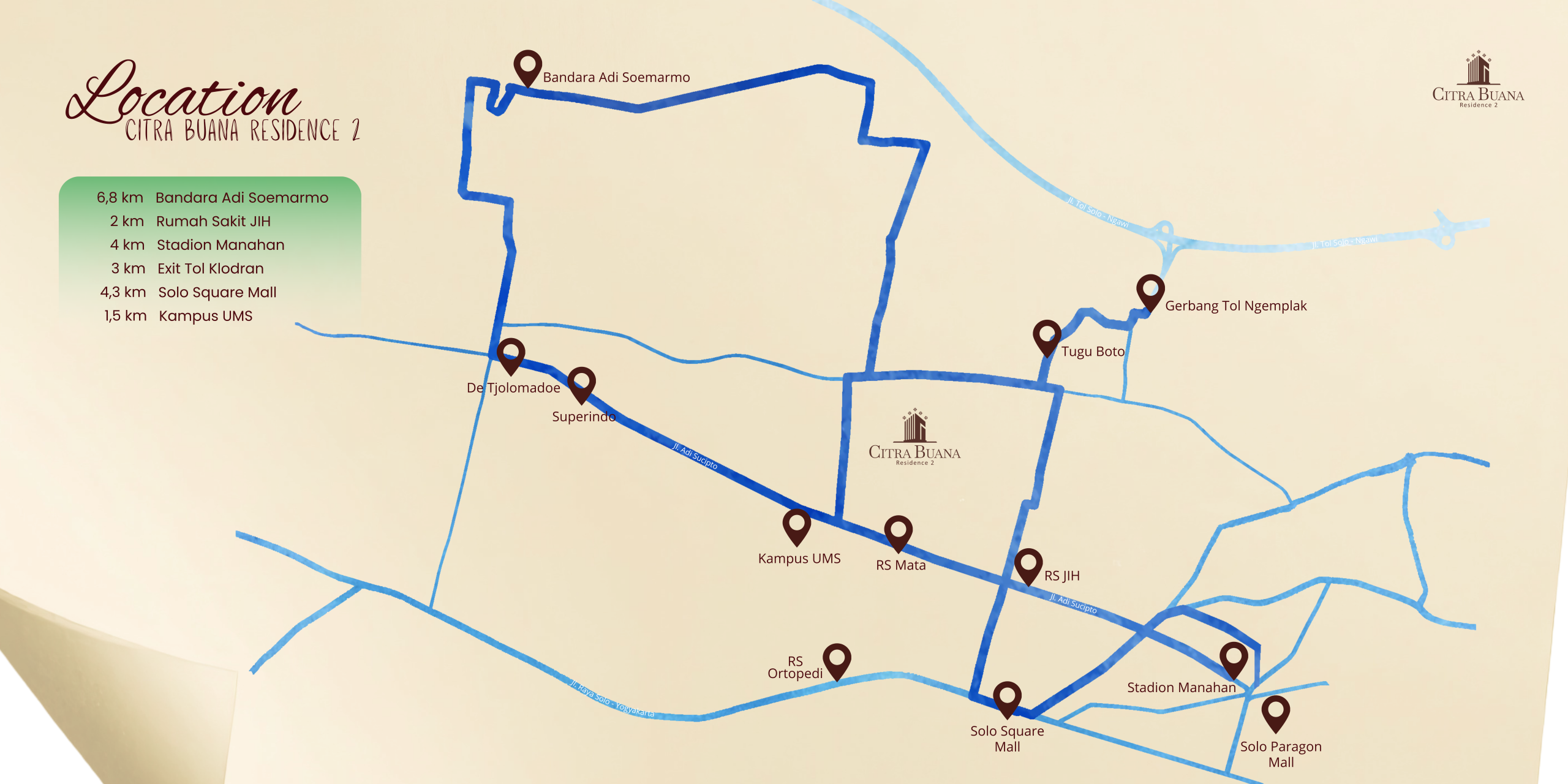 Citra Buana Residence Dekat Jokowi