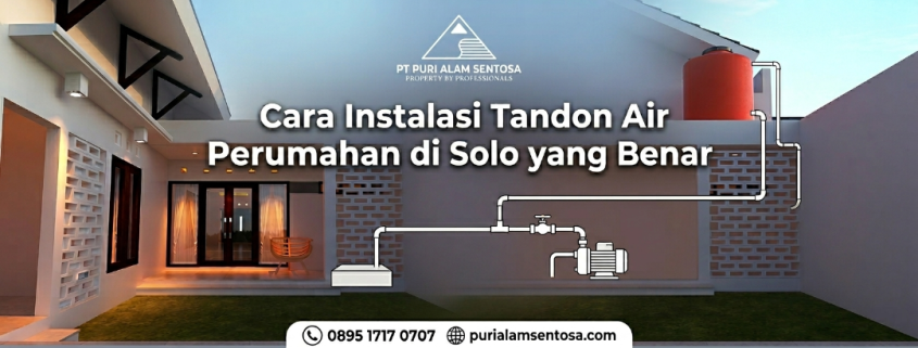 Cara Instalasi Tandon Air Perumahan di Solo