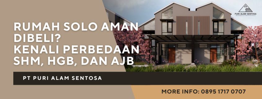 Rumah Solo Aman dibeli