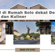 Rumah Solo dekat Destinasi
