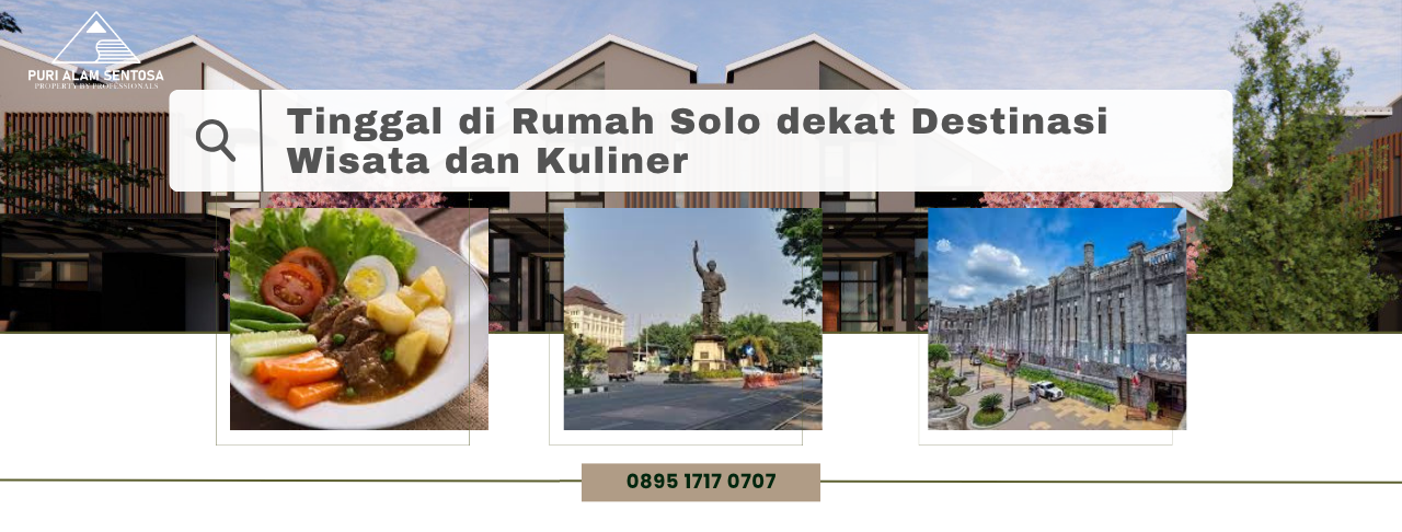 Rumah Solo dekat Destinasi