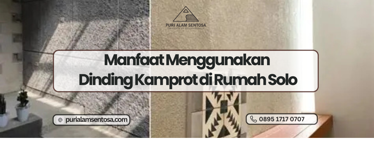 dinding kamprot di rumah solo
