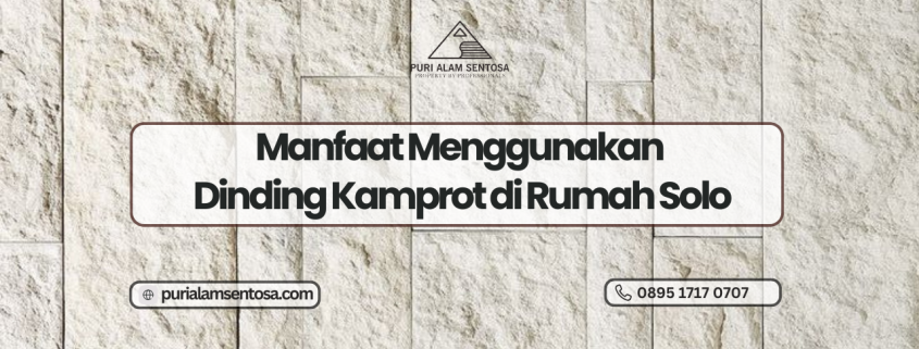 dinding kamprot di rumah solo