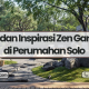 inspirasi zen garden perumahan solo