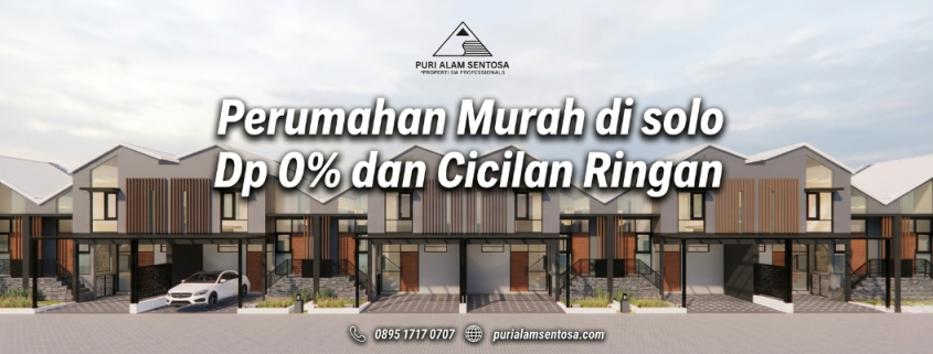perumahan murah di solo dp 0%