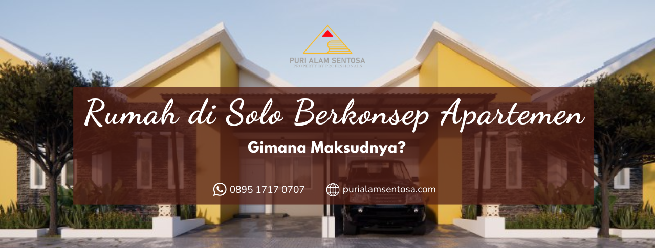 rumah di solo berkonsep apartemen