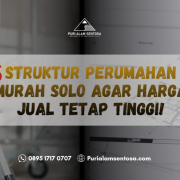 struktur perumahan murah solo