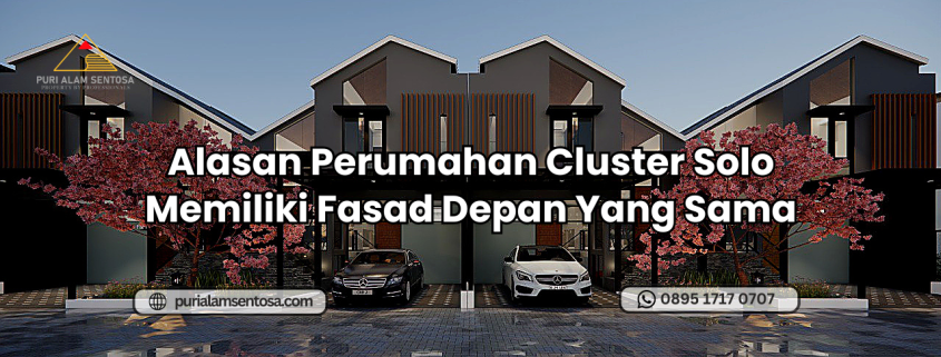 Fasad Perumahan Cluster Solo