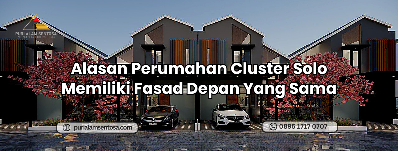 Fasad Perumahan Cluster Solo