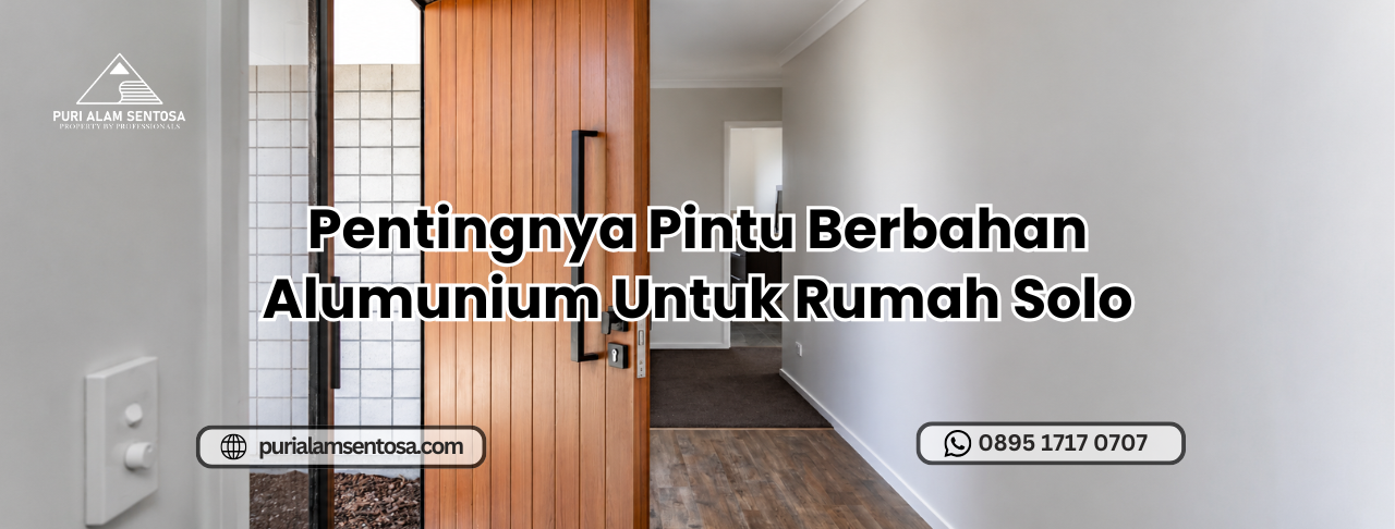 Pintu Aluminium Rumah Solo