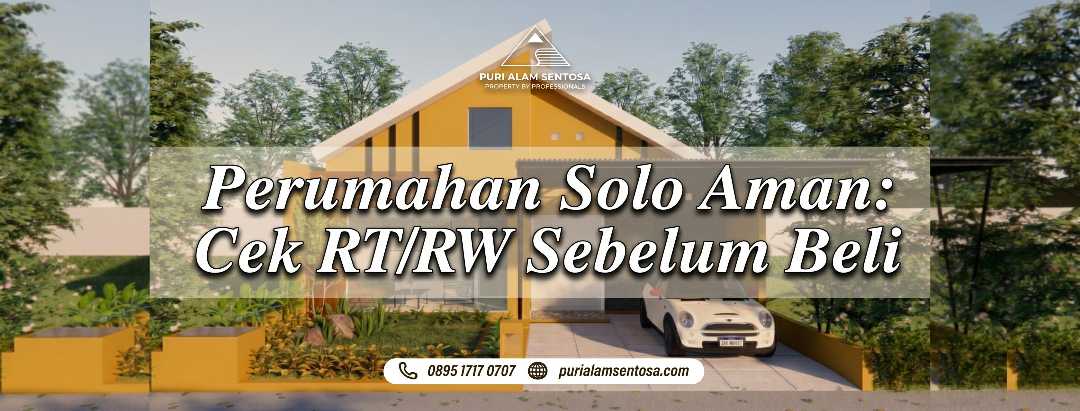 Perumahan Solo Aman Cek RTRW Sebelum Beli