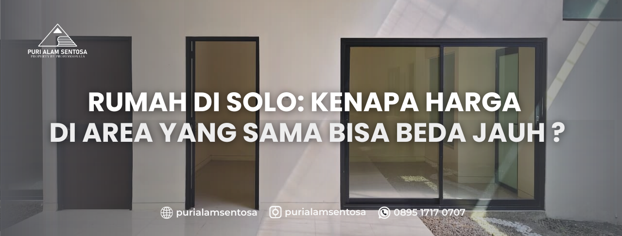 harga rumah di solo beda