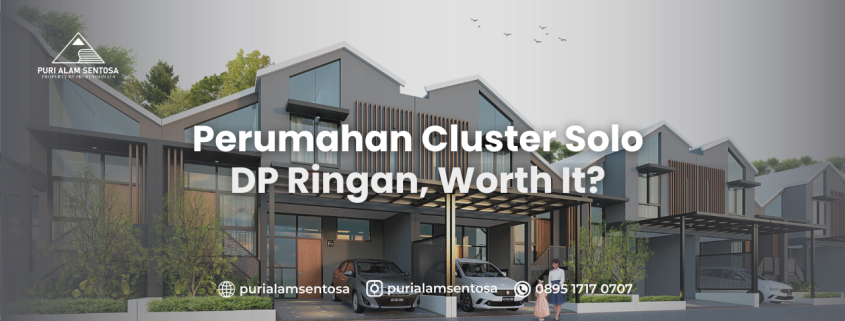 perumahan cluster solo DP ringan