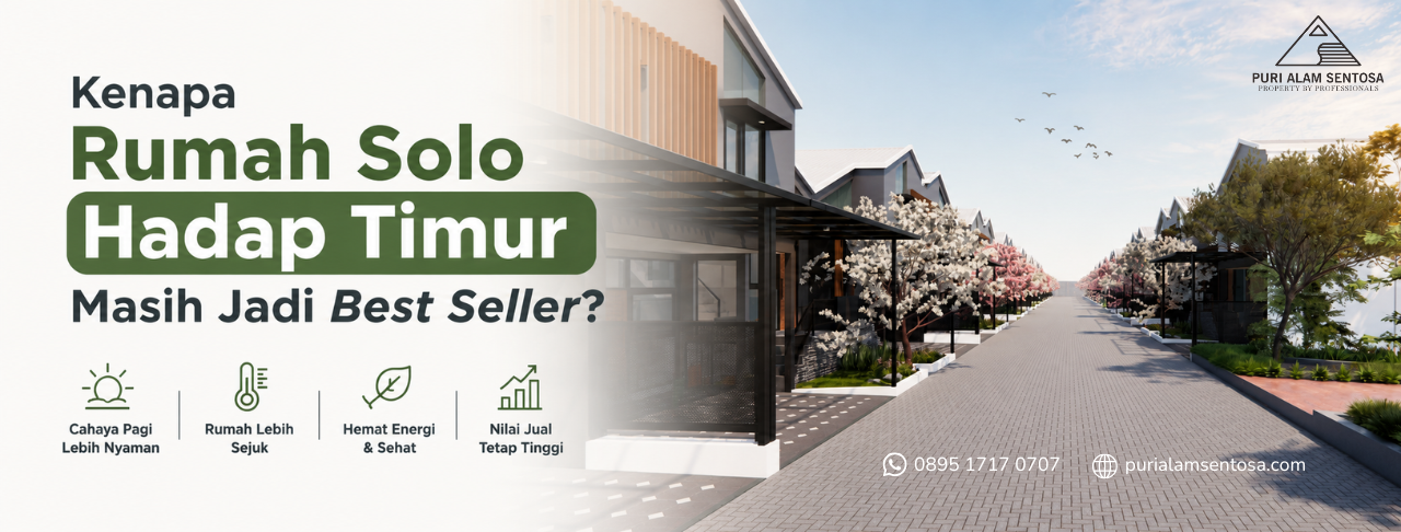 rumah solo hadap timur