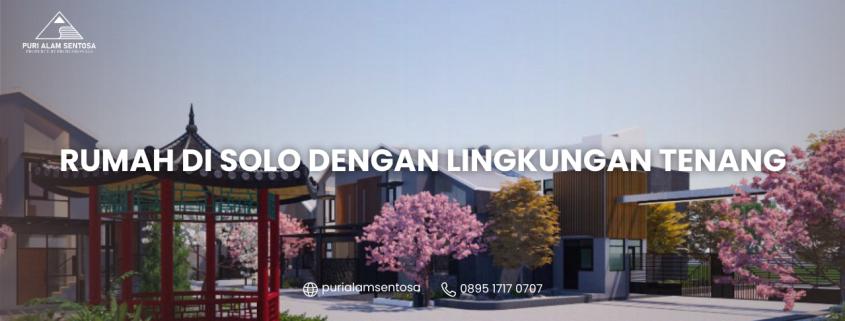 rumah solo lingkungan tenang